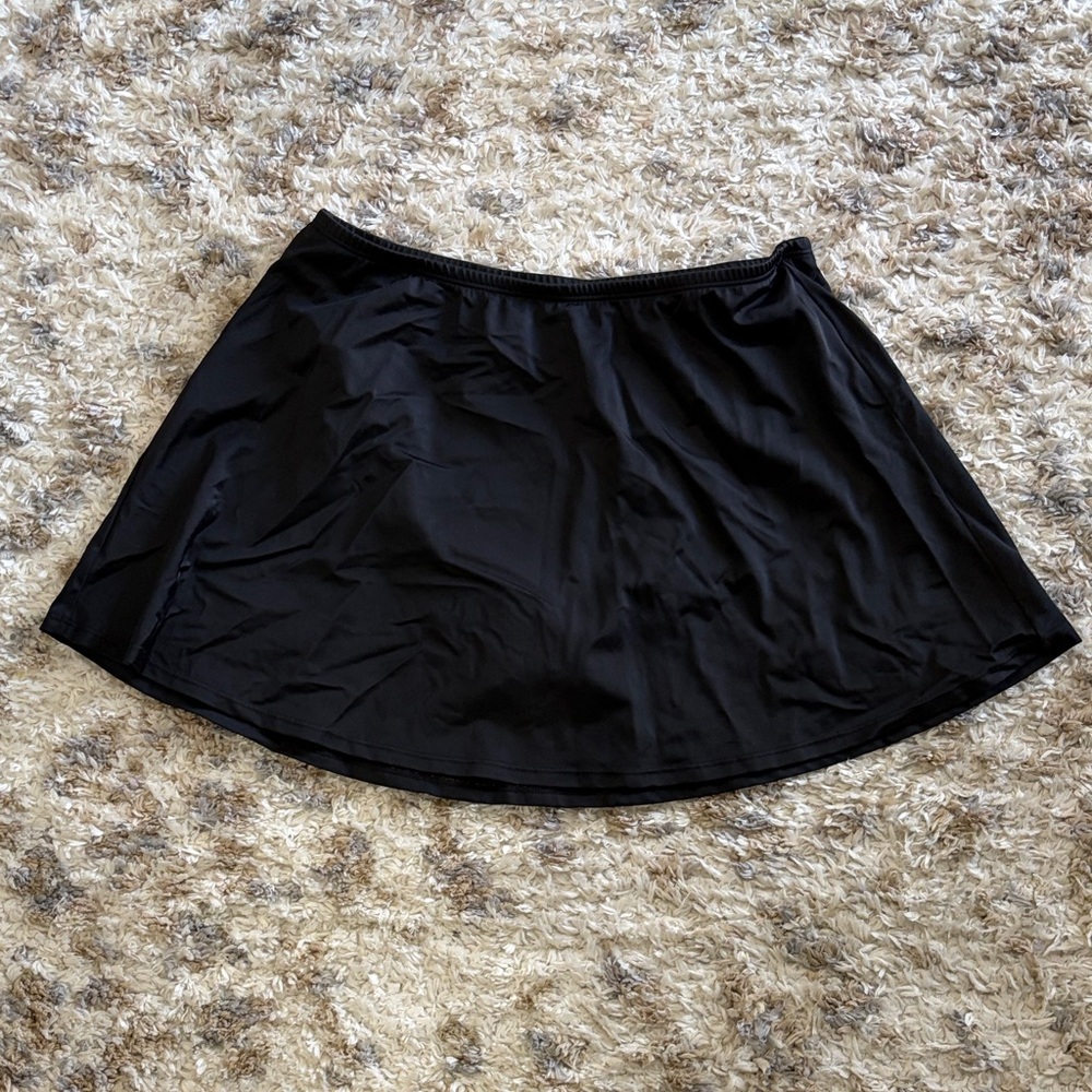 Elegant Black Women's Bathing Suit Skirt Bag A